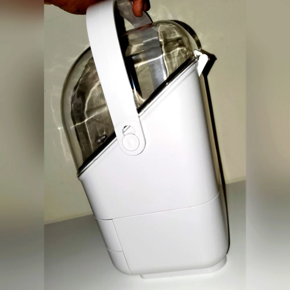 BRUUN Skincare Cosmetics Storage Bin White & Grey Storage Organizer